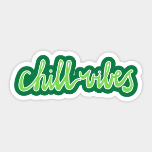 Chill Vibes T-Shirt: Embrace Serenity and Style Sticker